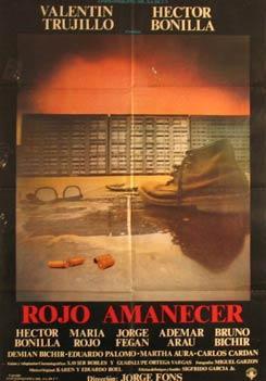 Rojo Amanecer (1989) poster